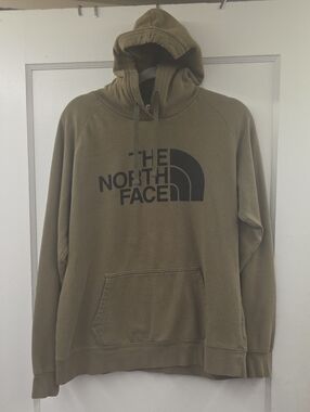 The North Face Olive Green Logo Pullover Hoodie Women’s Large